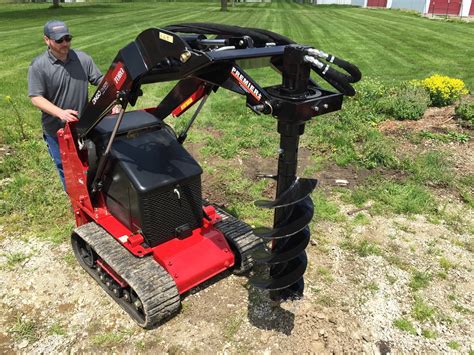 miny skid steer auger 30 how many holes a day|skid steer auger setup.